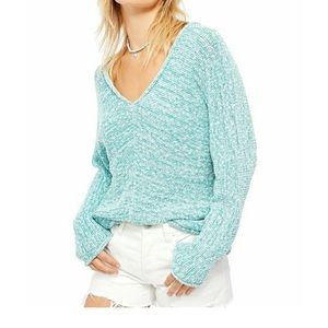 Free People Adriatic Sea Sweater - Size S NWT